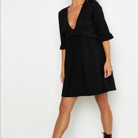 Booboo ruffle ribbed smocked dress - Picture 4 of 5